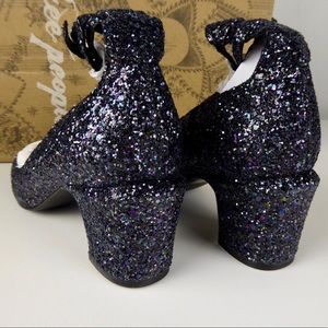 Free People Glitter Lana Block Heel Ankle Buckle